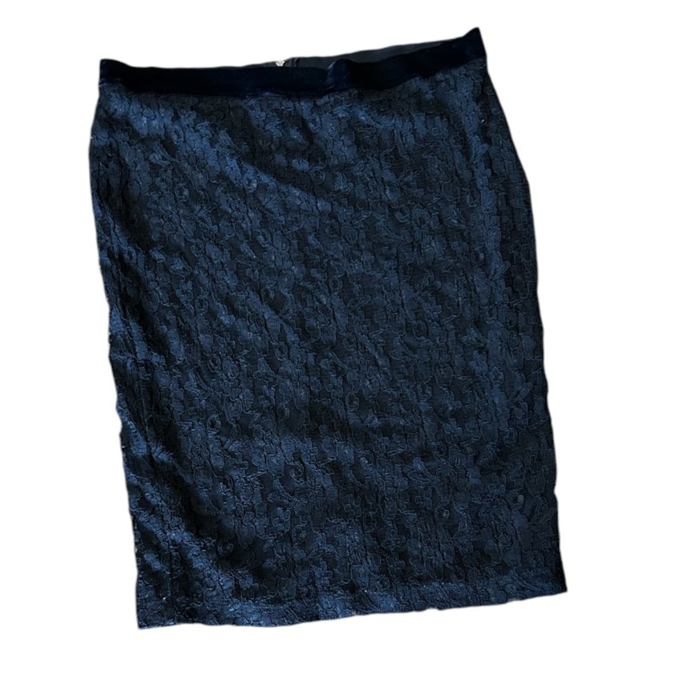 Nwt White + Warren Lace Pencil Skirt - image 8